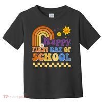 Happy First Day Of School Toddler T-Shirt thumb 0
