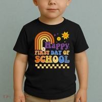 Happy First Day Of School Toddler T-Shirt thumb 2