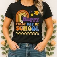 Happy First Day Of School Women's T-Shirt thumb 2