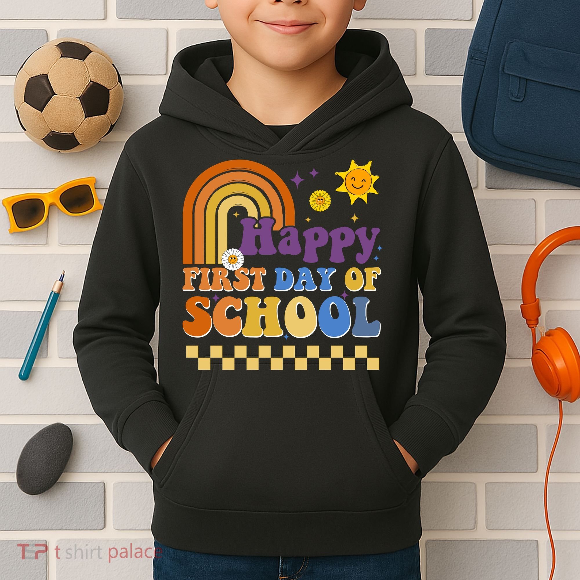 Happy First Day Of School Kids Hoodie