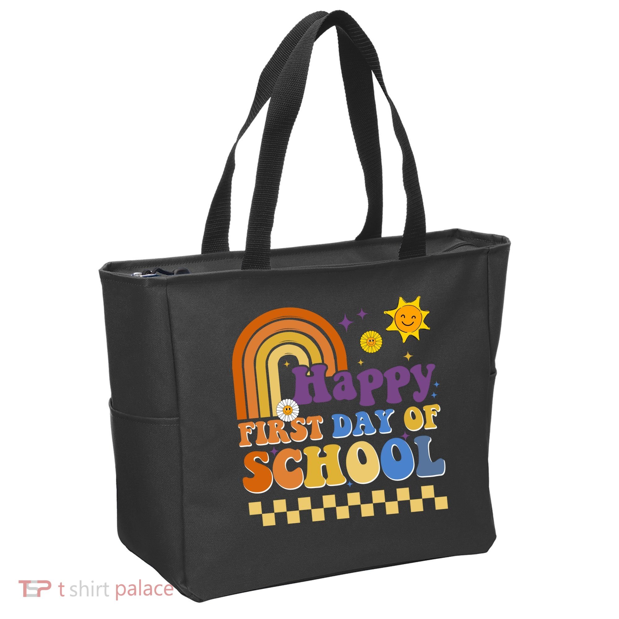 Happy First Day Of School Tote Bag