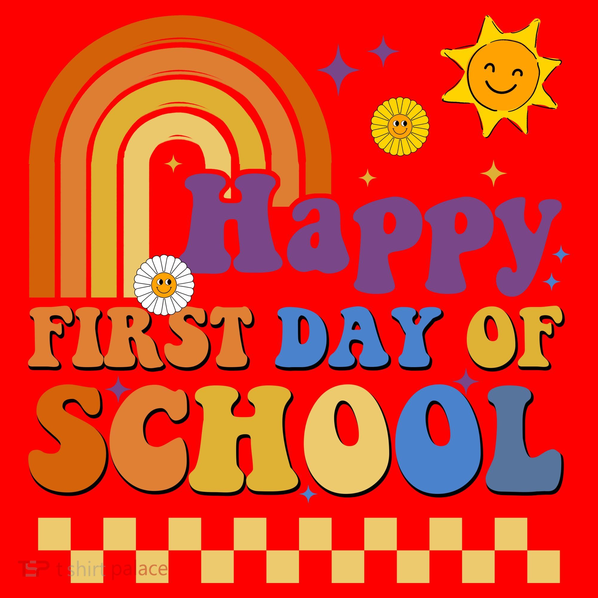 Happy First Day Of School Santa Hat
