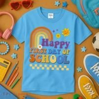 Happy First Day Of School Kids T-Shirt thumb 3