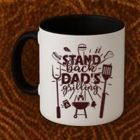 Happy Father's Day Stand Back Dad's Grilling Coffee Mug thumb 2