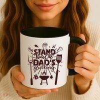 Happy Father's Day Stand Back Dad's Grilling Coffee Mug thumb 3