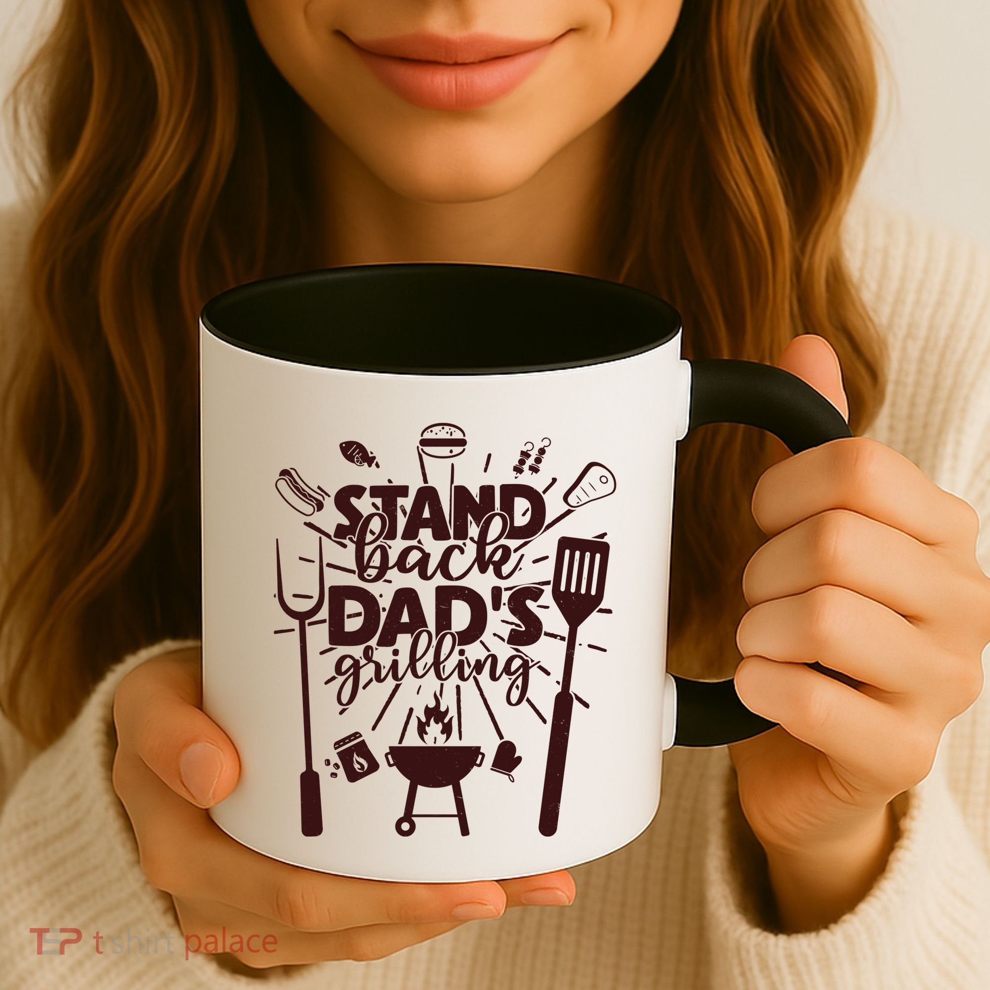 Happy Father's Day Stand Back Dad's Grilling Coffee Mug