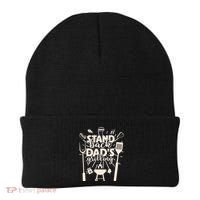 Happy Father's Day Stand Back Dad's Grilling Beanie thumb 0
