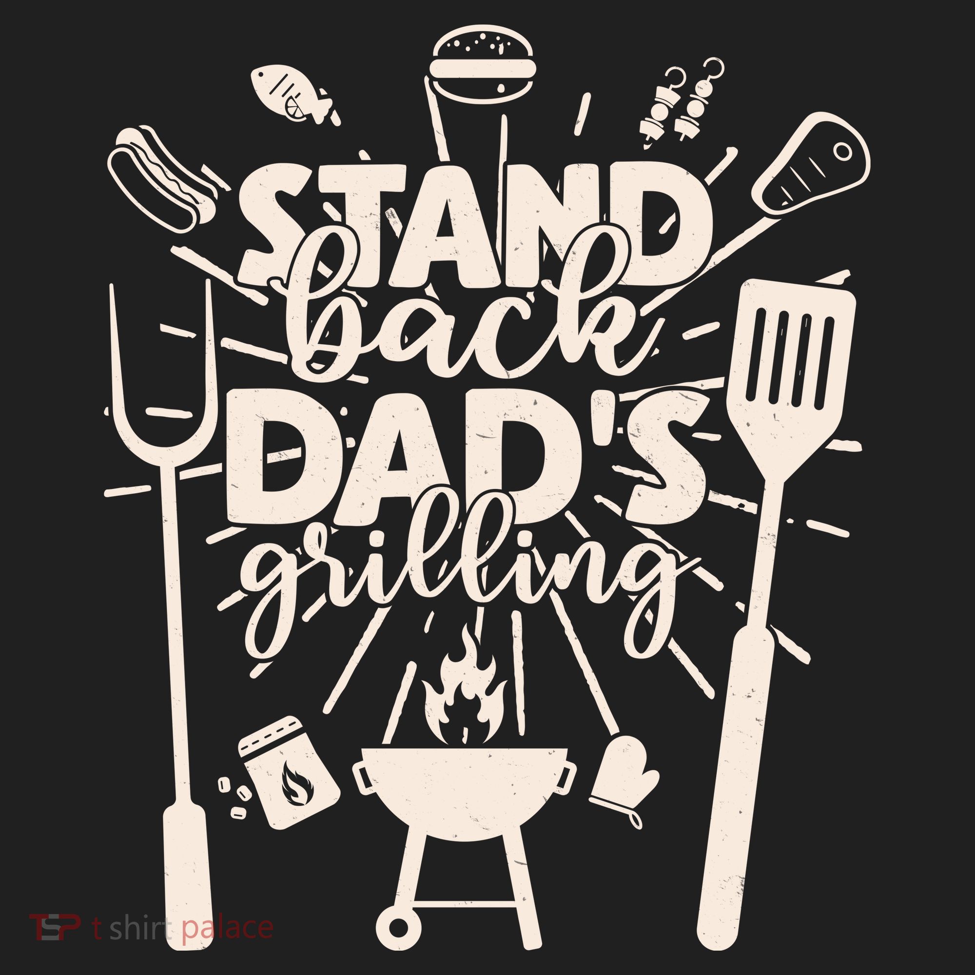 Happy Father's Day Stand Back Dad's Grilling Beanie
