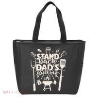 Happy Father's Day Stand Back Dad's Grilling Tote Bag thumb 0