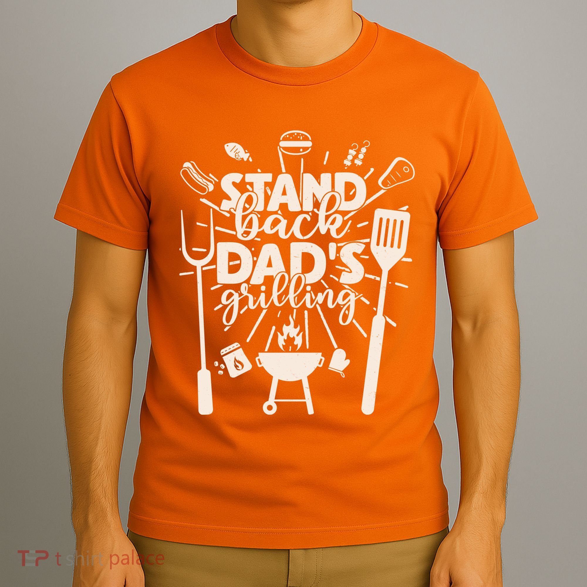 Happy Father's Day Stand Back Dad's Grilling T-Shirt