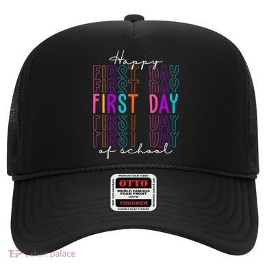 Happy First Day Of School Colorful Hat