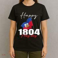 Haitian Flag Day Haiti 1804 For Proud Haitian T-Shirt thumb 4