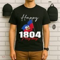 Haitian Flag Day Haiti 1804 For Proud Haitian T-Shirt thumb 6