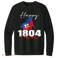 Haitian Flag Day Haiti 1804 For Proud Haitian V.I.T. Fleece Crew Sweatshirt thumb 0