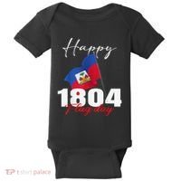Haitian Flag Day Haiti 1804 For Proud Haitian Baby Bodysuit thumb 0