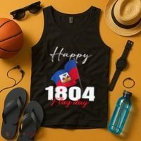 Haitian Flag Day Haiti 1804 For Proud Haitian Tank Top thumb 4