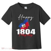 Haitian Flag Day Haiti 1804 For Proud Haitian Toddler T-Shirt thumb 0