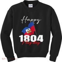 Haitian Flag Day Haiti 1804 For Proud Haitian Kids Sweatshirt thumb 0