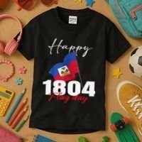 Haitian Flag Day Haiti 1804 For Proud Haitian Kids T-Shirt thumb 3