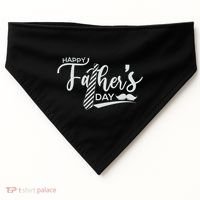Happy Father's Day USA-Made Doggie Bandana thumb 0