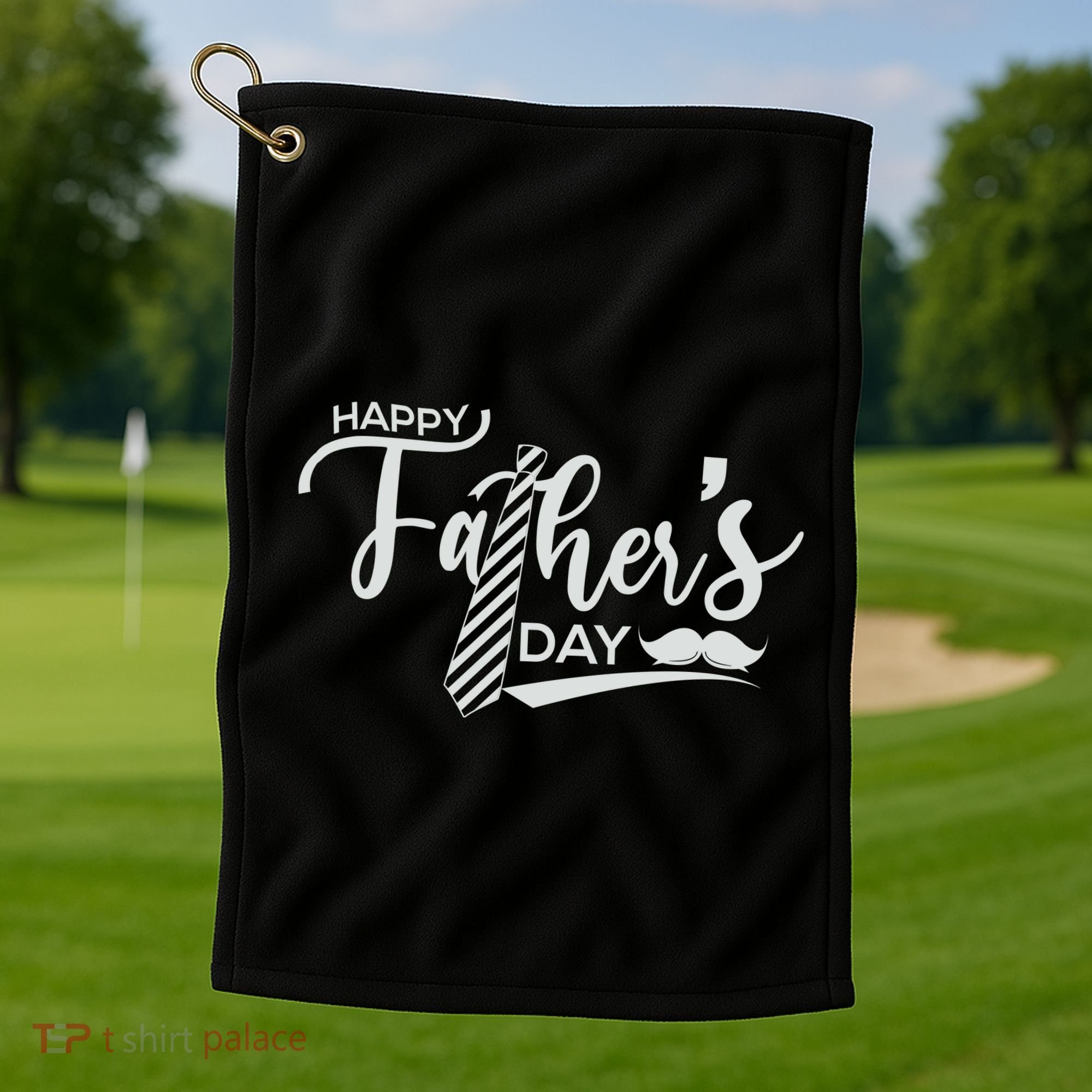 Happy Father's Day Golf Towel