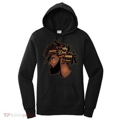 Happy Father's Day Black African American Dad Women's Hoodie