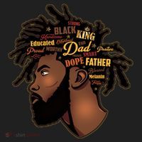 Happy Father's Day Black African American Dad Hat thumb 2