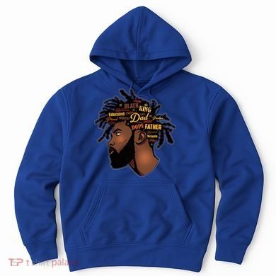 Happy Father's Day Black African American Dad Hoodie