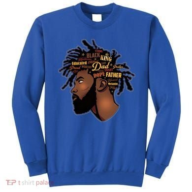 Happy Father's Day Black African American Dad Sweatshirt