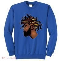 Happy Father's Day Black African American Dad Sweatshirt thumb 0
