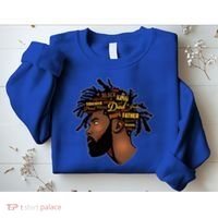 Happy Father's Day Black African American Dad Sweatshirt thumb 2