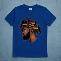 Happy Father's Day Black African American Dad T-Shirt thumb 5