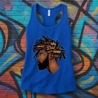 Happy Father's Day Black African American Dad Women's Tank Top thumb 3