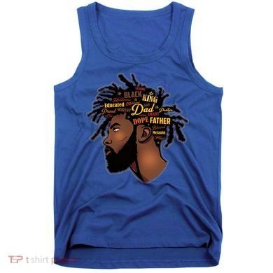 Happy Father's Day Black African American Dad Tank Top