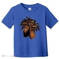 Happy Father's Day Black African American Dad Toddler T-Shirt thumb 0