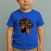 Happy Father's Day Black African American Dad Toddler T-Shirt thumb 2