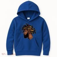 Happy Father's Day Black African American Dad Kids Hoodie thumb 0