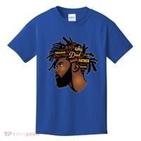 Happy Father's Day Black African American Dad Kids T-Shirt thumb 0