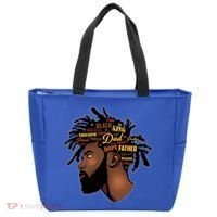 Happy Father's Day Black African American Dad Tote Bag thumb 0