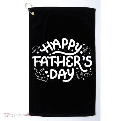 Happy Father's Day Dad Gift Golf Towel