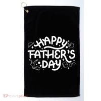 Happy Father's Day Dad Gift Golf Towel thumb 0