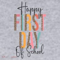 Happy First Day Of School Leopard Back To School Teacher Women's Sweatshirt thumb 2