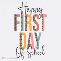 Happy First Day Of School Leopard Back To School Teacher Women's Hoodie thumb 2