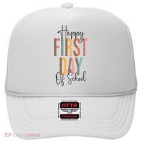 Happy First Day Of School Leopard Back To School Teacher Hat thumb 0