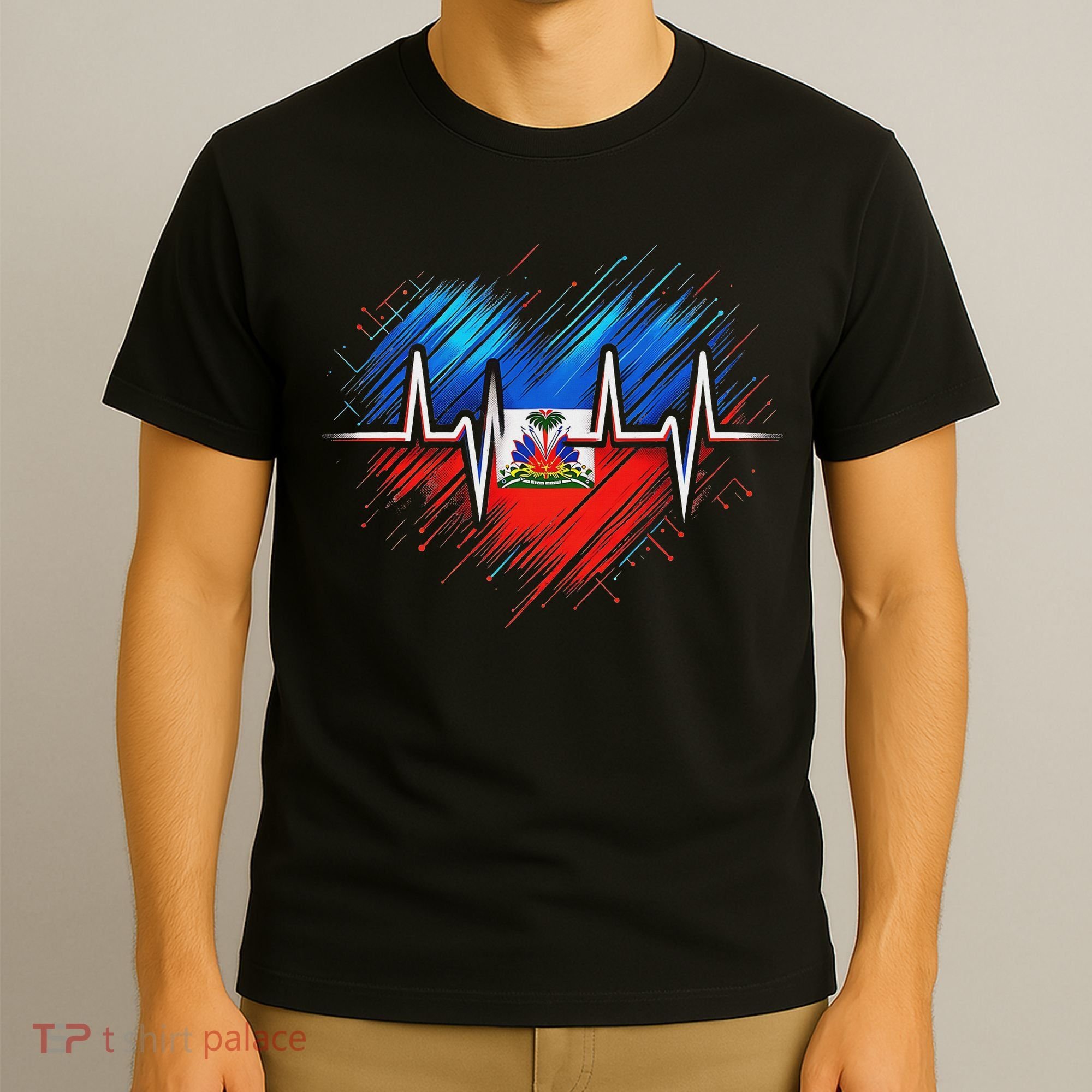 Haitian Flag Day Love Haiti Haitian Haitian Roots Haiti Flag T-Shirt