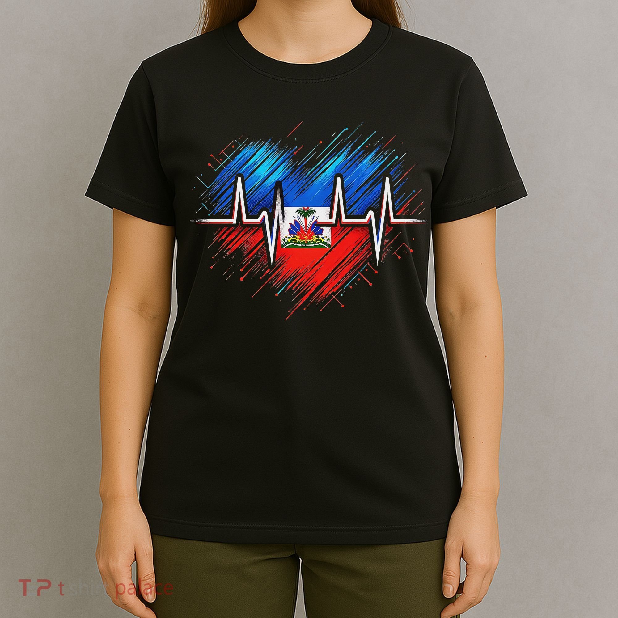 Haitian Flag Day Love Haiti Haitian Haitian Roots Haiti Flag T-Shirt