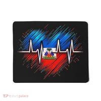 Haitian Flag Day Love Haiti Haitian Haitian Roots Haiti Flag Mousepad thumb 0