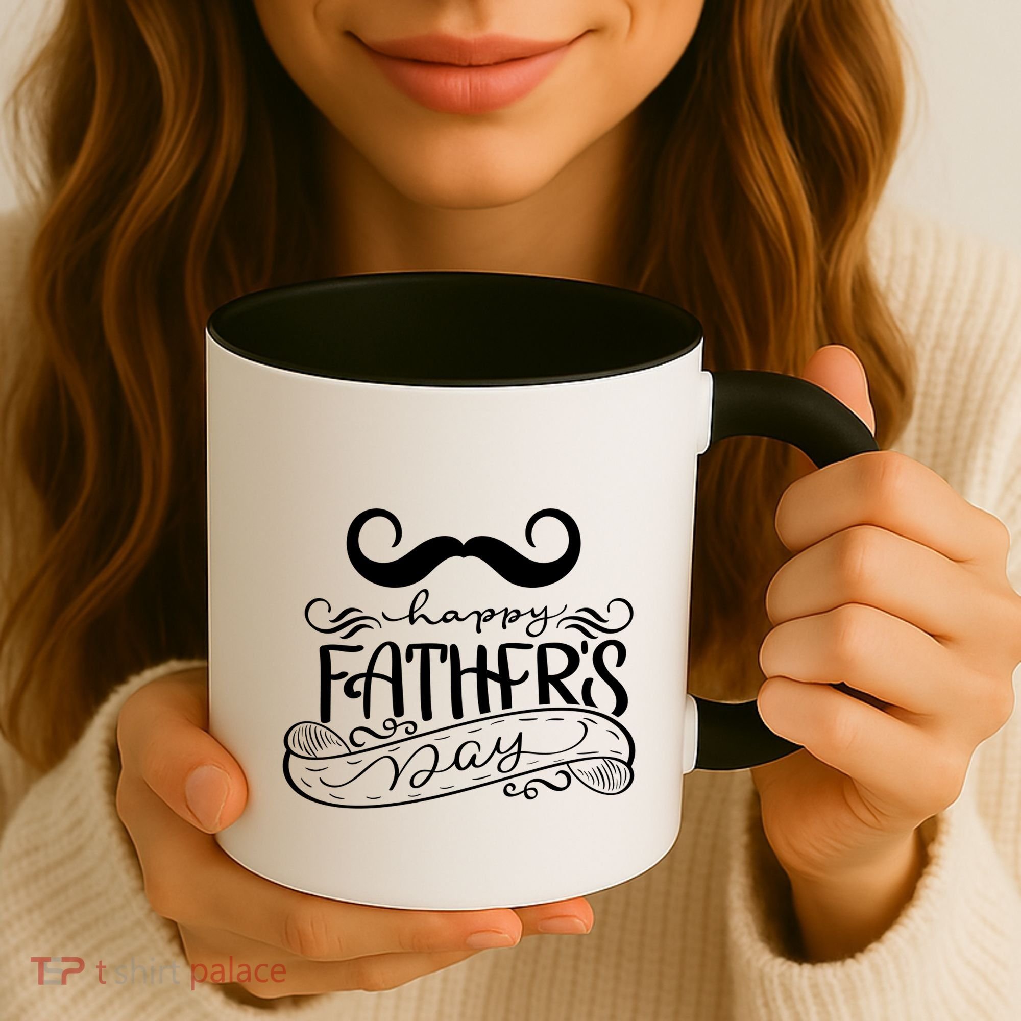 Happy Father's Day Dad Mustache Coffee Mug