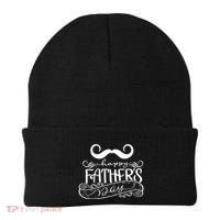 Happy Father's Day Dad Mustache Beanie thumb 0
