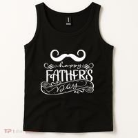 Happy Father's Day Dad Mustache Tank Top thumb 2